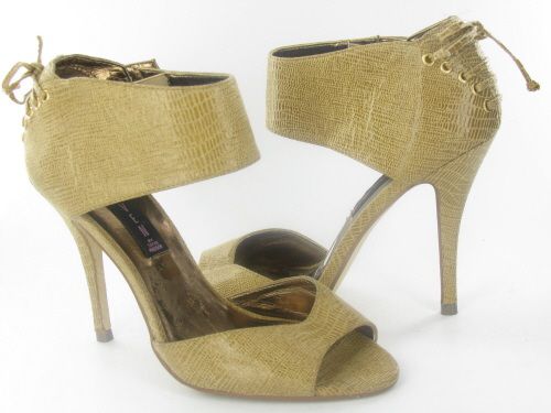 STEVEN CASHE Pump Sandals Womens 7.5 M Almond MSRP $129  