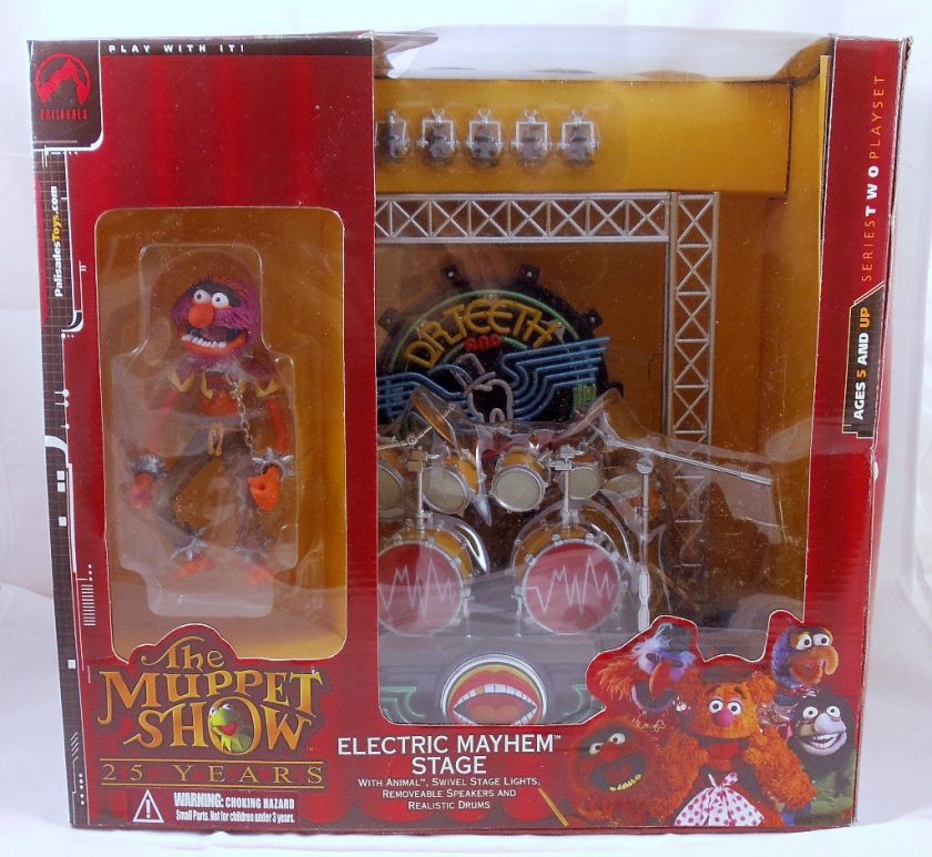   Muppet Show Electric Mayhem Stage & Animal Figure Playset  