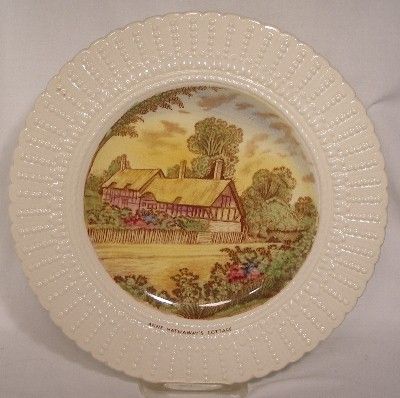 ROYAL CAULDON china ANNE HATHAWAYS COTTAGE Dinner Plate  