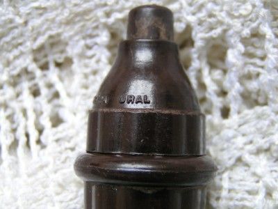 am very pleased to offer an antique push button for lamp, made in 