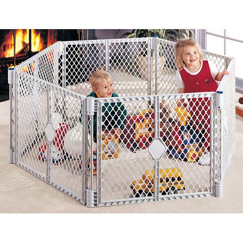 North State Superyard XT Playard Baby Pet Play Pen Gate  