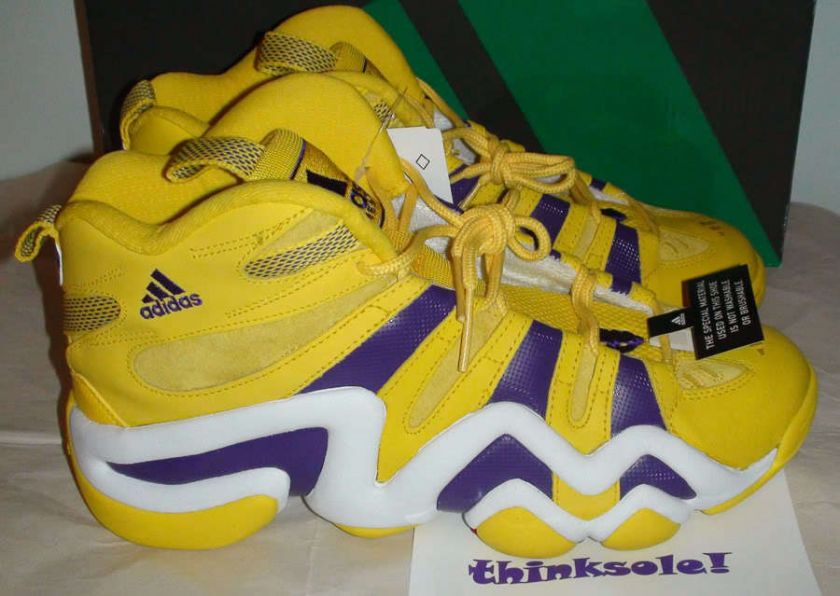 ADIDAS KOBE CRAZY 8 G24829 LA LAKERS YELLOW COLORWAY SURPREME RETRO IV 