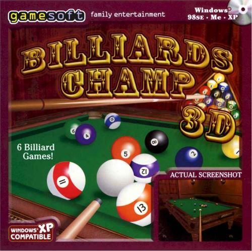 Brand New PC Video Game BILLARDS CHAMP 3D  