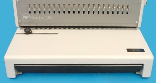 GBC CombBind C250 Manual Document Report Binder Comb Binding Machine 