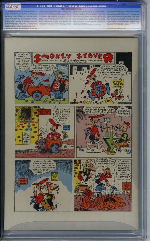 FOUR COLOR #7 (1942) CGC NM 9.4 COW Pgs SMOKEY STOVER  