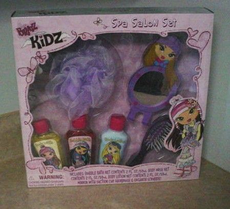 Bratz Kidz Spa Salon Set bubble bath lotion  