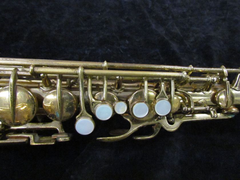 George M Bundy C.G. Conn Stencil Alto Sax 30 40s Vintage Rare, SN 