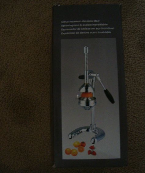 New Citrus Squeezer Fountain Juicer Stainless Steel  