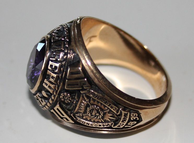 10K Jostens 1990 High School Class Ring 5.9 grams  