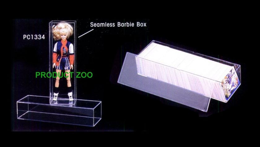 Barbie Doll Display Case Made of Hard Acrylic Plastic  