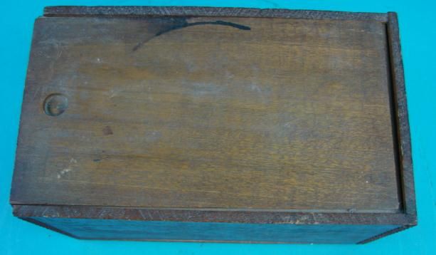 Antique KINGSFORD CORN STARCH Wood Box+Sliding Lid Set  