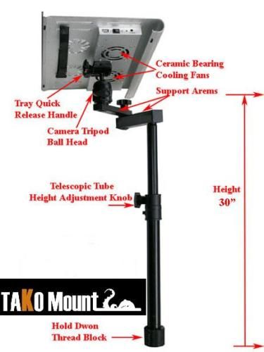 Car Van Truck Computer Laptop Mount Stand Table Holder  