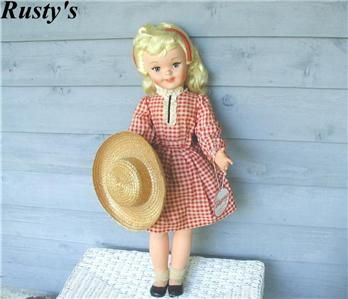 1960s UNEEDA POLLYANNA doll WRIST hang TAG  