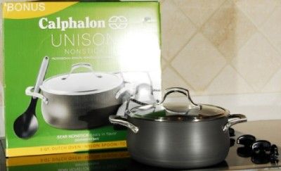 NIB Calphalon Unison Nonstick 5 Qt. Dutch Oven + BONUS  