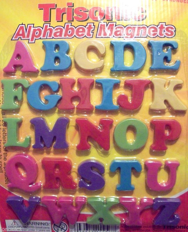 NEW 26PIECE ALPHABET MAGNET SET  