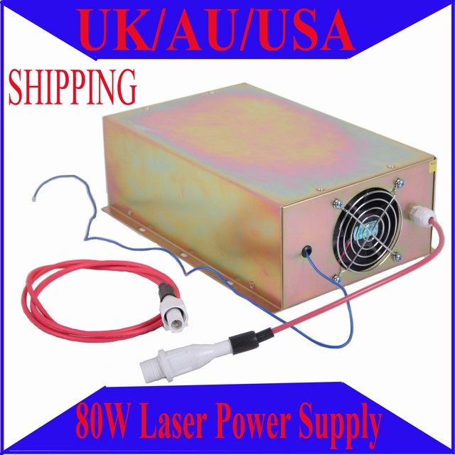 80Watt 80W CO2 LASER POWER SUPPLY ENGRAVER ENGRAVING m3  