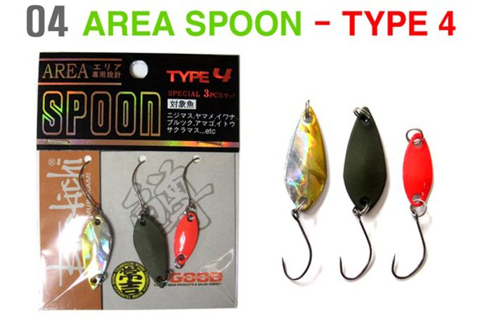   SPOON TYPE 4 TROUT 3PCS 3g 2g 0.5g PERCH PIKE MICRO SPOON FISHING