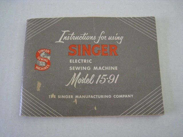 Singer 15   91 Sewing Machine *Beautiful * Extras * Serviced *  