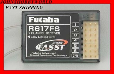 Futaba 7C 7CH 2.4GHz RADIO R617FS RECEIVER HELI MODE 2  