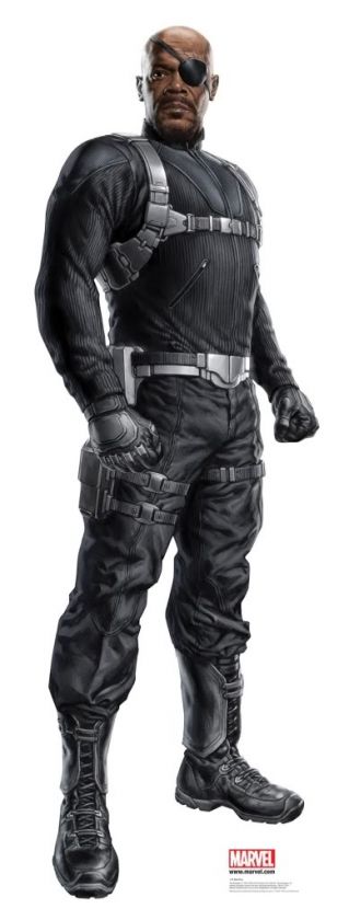 AVENGERS 2012 MOVIE NICK FURY LIFESIZE STANDEE STAND UP LICENSED 1186 