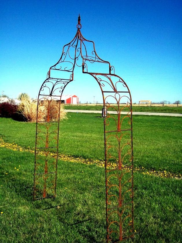 Wrought Iron Gothic Arch   Wonderful Wedding Arbor  