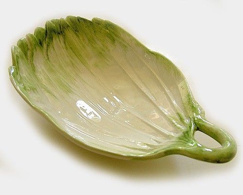 Meiselman Imports Italy Green Cabbage Leaf Bowls Set 6  