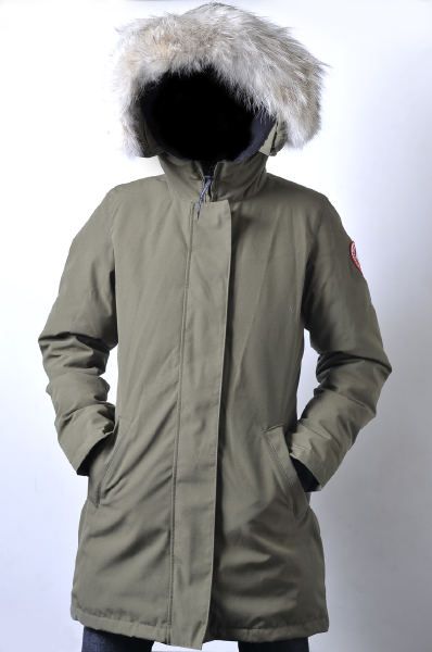 CANADA GOOSE VICTORIA PARKA Womens Small ARMY GREEN     100% 