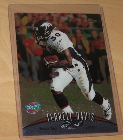 1998 Topps Finest Pro Bowl Jumbo TERRELL DAVIS  