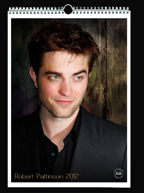 ROBERT PATTINSON 2012 WALL HOLIDAY CALENDAR Twilight  