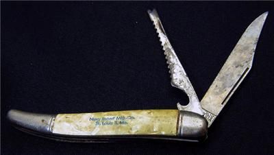 VINTAGE IMPERIAL POCKET KNIFE, NAVY BRAND CO. FREE SH.  