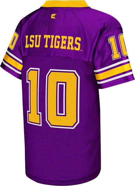 LSU Tigers Kids 4 7 Purple Stadium Football Jersey  