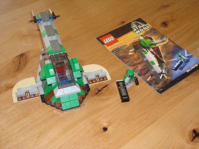 LEGO STAR WARS 7144 Boba Fett Slave 1 One 100% COMPLETE  