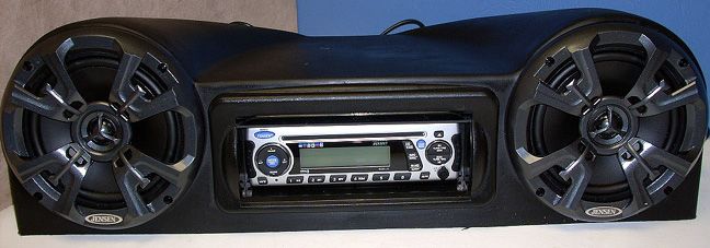 JENSEN ATV STEREO RADIO 160w AM/FM/CD/AUX 75w Colors  