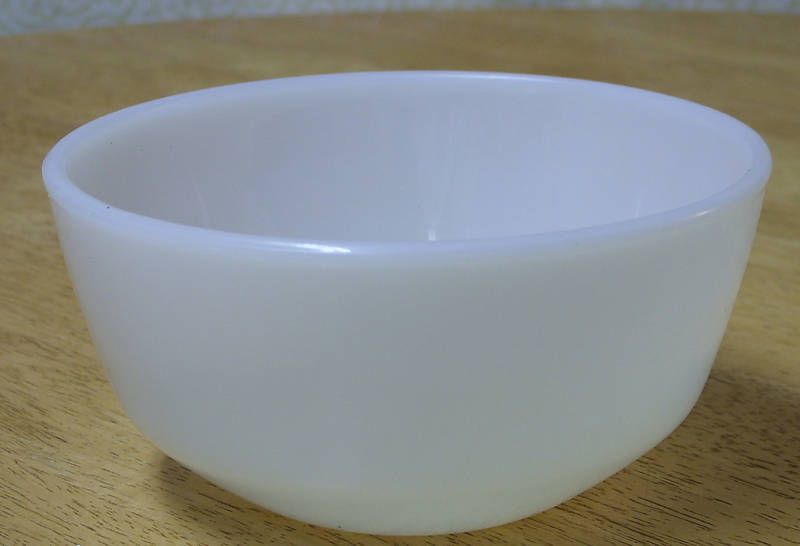 Fire King A Milk White 3 x 6 Mixing Bowl  