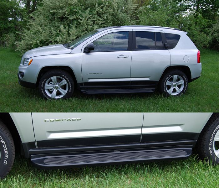 JEEP COMPASS Running Boards Steps Trim 2011 2012  