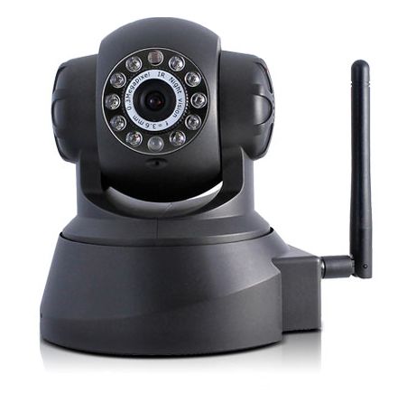   IP WiFi Camera w/ Pan and Tilt, IR Night Vision, Motion Sensor  