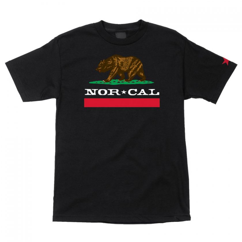 Nor Cal Republic Regular T Shirt Black  