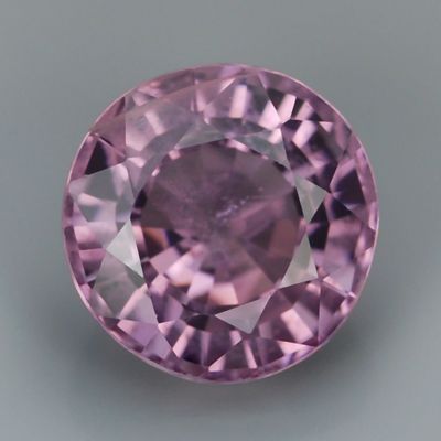   14ct 5.9mm Round 100% Natural Gem Lilac Pink Spinel, SRI LANKA  