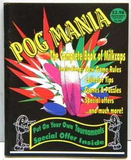 POG MANIA COMPLETE BOOK MILKCAPS GAME RULES INSTRUCTION  