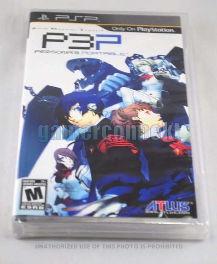 Persona 3 P3P Portable for Sony PSP Brand New Factory Sealed 