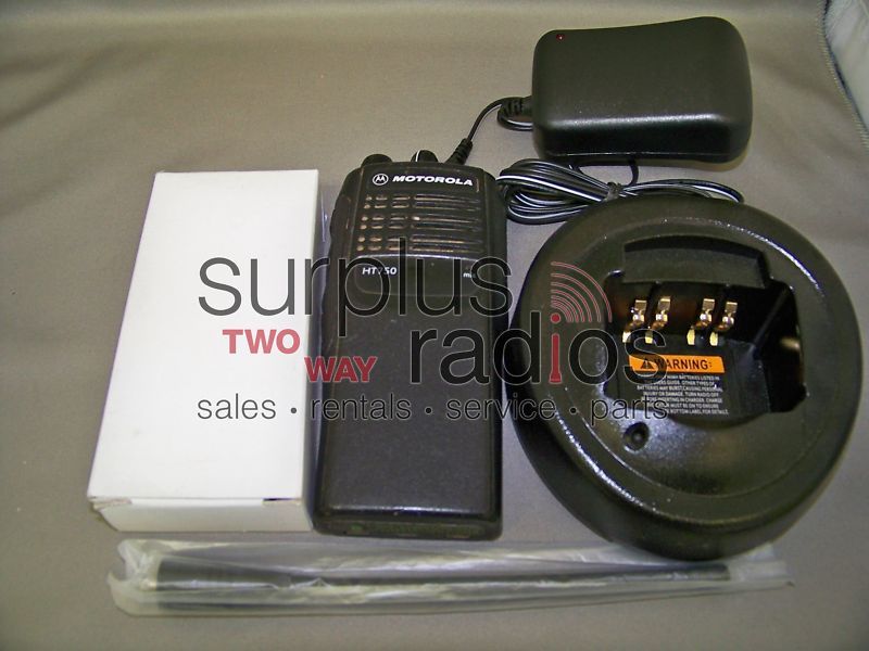 MOTOROLA HT750 4CH 4W UHF 403 470MHZ RADIO POLICE FIRE HAM EMS 