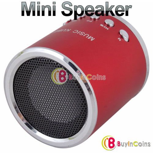 Mini Portable Speaker FM Radio Micro SD/TF Card Audio Music Player 