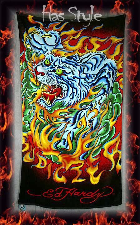 Ed HARDY HUGE Beach Towel Choose your design AUTHENTIC  