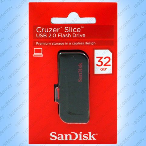 GENUINE SanDisk 32GB CRUZER Slice USB Flash Drive NEW  