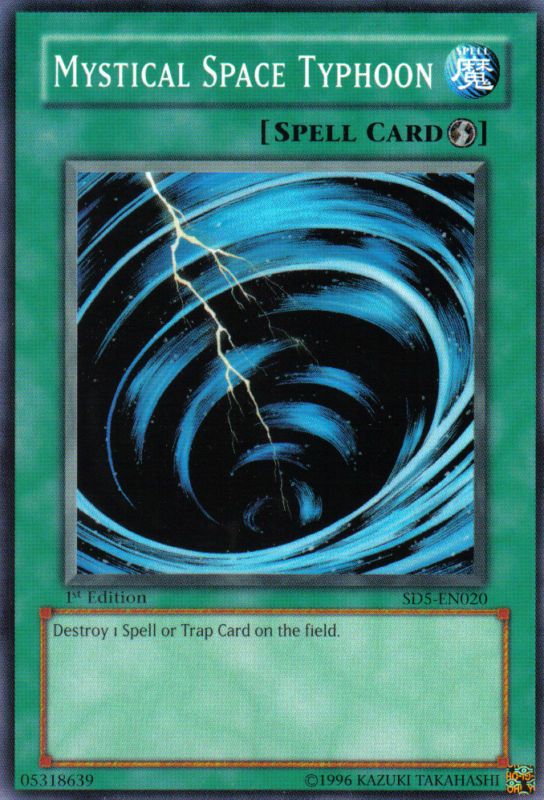 YuGiOh Spell Card {SD5 EN020} MYSTICAL SPACE TYPHOON  