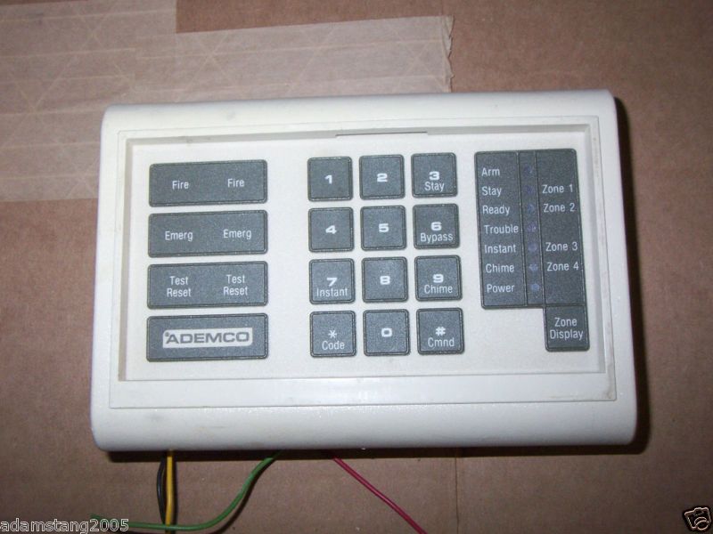 Ademco 4155 Remote Security Burgular Keypad  