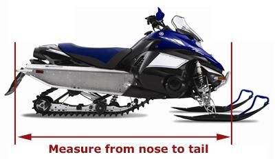 Snowmobile Cover fits Ski Doo Yamaha 105 115 length  