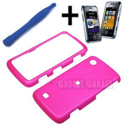 Rubber Cover Hard Case For LG Chocolate Touch Verizon +  