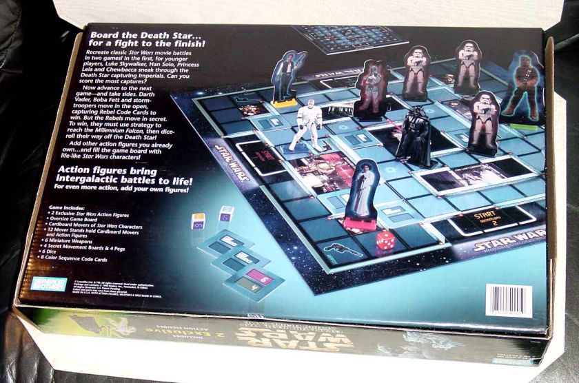 STAR WARS ESCAPE THE DEATH STAR BOARD GAME LUKE VADER  