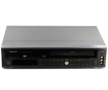 Symphonic with TV Tuner 2 in 1 DVD+VCR Combo WF802  